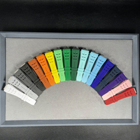 Bracelet de montre en alliage de titane haut de gamme et luxueux, avec fermoir de qualité supérieure, bracelet en caoutchouc fluoré, bracelet personnalisable disponible