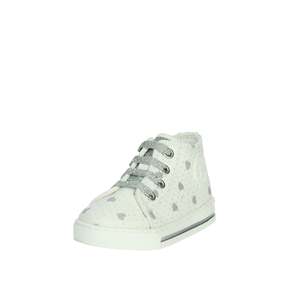 Sneakers da Bambina Falcotto Bianche con Stampa Cuore Argento, Scarpe in Tela - Product Image 6