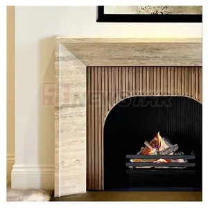 new design natural stone fireplace surrounding modern fireplace surround travertine marble mantel fireplace