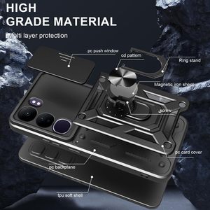Ống Kính Máy Ảnh Điện Thoại Di Động Trường Hợp Đối Với Vivo 400 Pro Y300 Y200 Pro Y100 Y91 Y51 Y29 Y36 Y35 Ổn Định Chân Đế Kim Loại 360 Nhẫn Bao Gồm - Product Image 2