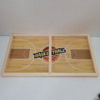 Jeu de société de voyage créatif en bois de haute qualité pour l'interaction parent-enfant : échecs, football et basketball à lancer