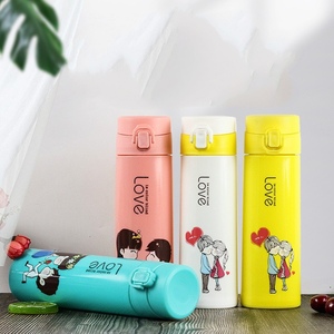 Enfant Manufacturer Cheap Hiking Outdoor Hot Cold Water Children Cute Gift Drinkware Sport Glass Water Bottle 500ml Eco-Friendly
