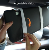 Miroir de courtoisie de pare-soleil de voiture LED rechargeable 60pcs LED lumières grossissantes miroir cosmétique rétroviseurs personnalisés
