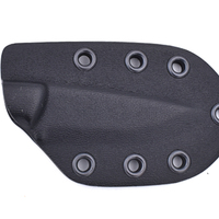 Wetac Outdoor Hiking Chasse Tactique Bushcraft Couleur Couteau à lame fixe personnalisé avec gaine Kydex