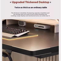 Alta calidad Smart E-Sports PC Desk Internet Celebrity Gaming Table Home Office Computer Gaming Desk con portavasos