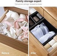 Organisateur de placard pliable et écologique pour sous-vêtements, chaussettes, vêtements, garage et rangement de salle de bain
