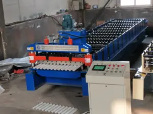 Roofing Sheet Roll Forming Machine Machine To Make Calamine Corrugated Roof Sheet Roof Roll Forming Machine Roofing Tile Making Machine