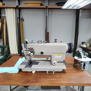 Máquina DE COSER plana de alimentación de aguja doble de alta velocidad para zapatos industriales - Product Image 4