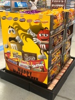 Cajas de Exhibición Apilables de Cartón Corrugado para Puntos de Venta, Bandejas de Exhibición para Paletas de Costco, para Promoción