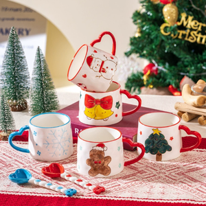 Tazas de Cerámica de Porcelana con Diseño de Dibujos Animados Modernos, Hechas a Medida, Regalos Empresariales, Última Edición Limitada, Aptas para Lavavajillas y Microondas, Reutilizables, BSCI - Product Image 1