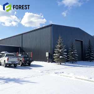 Bâtiment d'atelier préfabriqué en acier à livraison rapide, structure robuste soudée pour installation rapide, idéal pour entrepôt, centre commercial, appartement - Product Image 1
