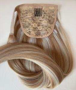 Extensiones <span class=keywords><strong>de</strong></span> <span class=keywords><strong>Cabello</strong></span> Rubias con Mechas Estilo Europeo, Cola <span class=keywords><strong>de</strong></span> Caballo Enrollable, Balayage, <span class=keywords><strong>para</strong></span> Mujeres Caucásicas, Envío Rápido <span class=keywords><strong>de</strong></span> Fábrica - Product Image 3