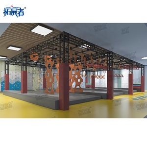Parcours d'obstacles d'intérieur commercial Ninja Warrior pour enfants Gym d'entraînement pour enfants Fitness - Product Image 6