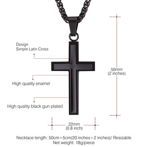 Collier à pendentif, corde de frano chaîne pendante, bijou en acier inoxydable, or Rose, noir, or, <span class=keywords><strong>argent</strong></span>, <span class=keywords><strong>55</strong></span> <span class=keywords><strong>cm</strong></span>, offre spéciale - Product Image 3