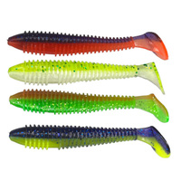 WZ RTD 7.8 "ver leurre de pêche en plastique souple en gros appâts de poisson artificiels Type de ver grand appât de pêche Robot poisson leurre