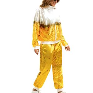 Traje Deportivo Unisex con Estampado <span class=keywords><strong>de</strong></span> Cerveza Hip Hop Gabber, Chándal Elegante para Entrenamiento - Product Image 4