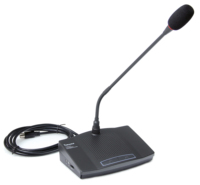 Système de Conférence Audio à Grande Échelle YC822C/D avec Haut-parleur Intégré, Prend en Charge 60 Microphones, Communication Filaire, Noir/Argent
