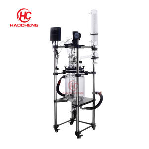 อ่างทําความร้อนน้ํามันเครื่องปฏิกรณ์แก้วกวนชั้นเดียว 100 ลิตร - Product Image 4