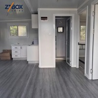 ZYBOX Maison Modulaire Extensible Hors Réseau 20ft 30ft 40ft en EPS Préfabriqué, Conteneur Extensible avec Escalier OEM ODM