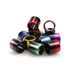 Градиентные кольца для голубей внутренний размер 10 мм до 16 мм Высота 10 мм чистое алюминиевое кольцо для ног с лазерной гравировкой опционально