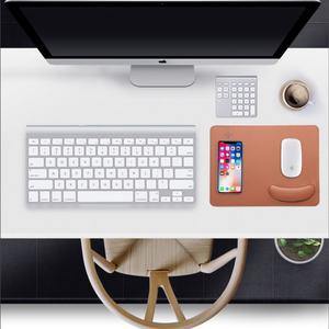 2-in-1 Custom Printed 15W <b>Desk</b> Mat Fast Charging Wireless Charger Mouse Pad Durable Rubber Material for Phone Promotional Offer - Product Image 6