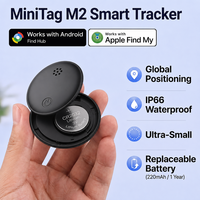 Localisateur intelligent BLE à double système pour Apple Find My et Google Find Hub, avec batterie remplaçable, traqueur anti-perte pour