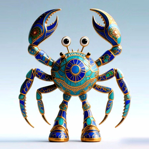 Sáng Tạo văn hóa phi vật thể cloisonne chòm sao trang trí ung thư - Product Image 1