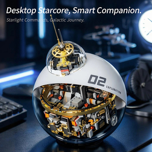 Kit de construction de robot sphérique à vision mécanique interne, suspension magnétique, lumière, ornement de bureau <span class=keywords><strong>science</strong></span>-<span class=keywords><strong>fiction</strong></span> pour adolescents de plus de huit ans - Product Image 2