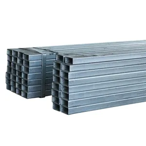 Giá tốt 20x20 25x25 30x30 40x40 thấp Carbon nhúng nóng mạ kẽm vuông hình chữ nhật Ống