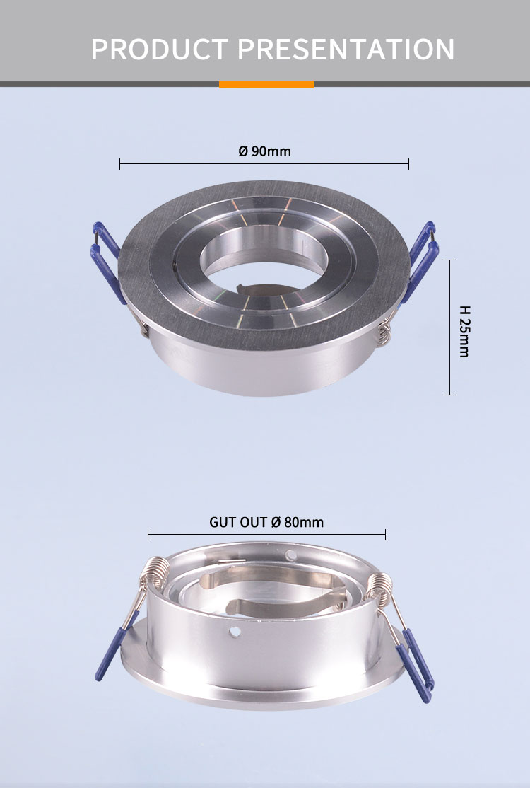 TS5005 Customized Aluminium Ceiling Downlight Indoor Adjustable Round LED Spotlight