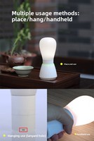 Veilleuse LED multifonctionnelle moderne de style japonais personnalisée pour bébé, avec contrôle tactile, rechargeable, protection oculaire CRI 80-89 élevé