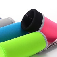 Manchon isotherme en néoprène pour canettes, design tendance, sangle antidérapante, étanche, portable, fermeture éclair, pliable, logo personnalisé