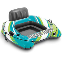 Transat gonflable pour piscine avec housse en tissu, hamac aquatique pour adultes, lit flottant avec dossier pour piscine