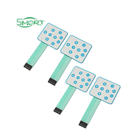 Panel de Teclado Metálico Flexible Personalizado para Fabricación de Electrónica Inteligente, Interruptor de Membrana para PC, para Equipos Médicos