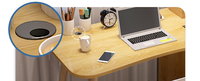 Ykz — Pc de jeu de luxe Led Rgb, couleurs blanc, doré et noir, bibliothèque métallique avec ordinateurs, Set de bureau pour Tables.