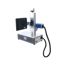 Machine de marquage au laser à fibre mini portable à écran tactile pour la gravure de métal, de stylos, de coques de téléphone, de tasses, l'impression d'images