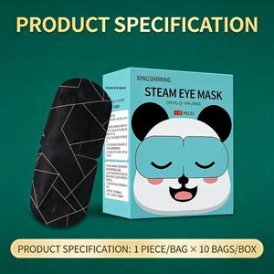 Masque oculaire chauffant 10 pièces auto-chauffant pour relaxation <span class=keywords><strong>et</strong></span> soin, usage externe, marque privée OEM, à base de plantes naturelles, nourrissant <span class=keywords><strong>et</strong></span> hydratant, certifié ISO - Product Image 3