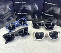 Lunettes intelligentes IA E02C E03 avec caméra haute définition anti-tremblement 8 Mps, interprétation simultanée et IA de conversation GPT