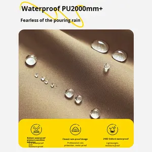 خيمة أكسفورد مضادة للماء قابلة للنفخ جديدة للخارج عبر الحدود للتخييم معدات كابينة ذات سعة كبيرة سميكة متعددة الأشخاص - Product Image 4