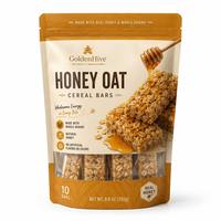 OEM op maat bedrukte honing-havermoutrepen Doypack zak met platte bodem, aluminiumfolie, ziplock sluiting, food grade, voor snacks en noten, 100g 200g