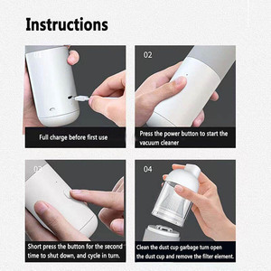 Desktop Home Car Aspirapolvere Wireless Handheld Car Vacuum <strong>Cleaner</strong> 4000Pa Powerful Mini Portable Auto Cordless <strong>Vaccum</strong> <strong>Cleaner</strong> - Product Image 4