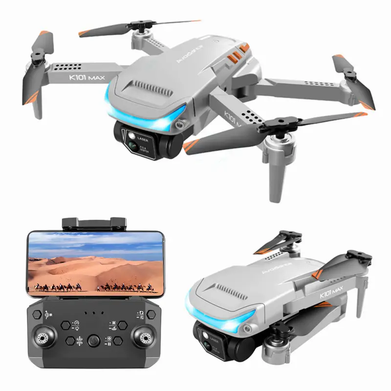 Hot Sale Großhandel K101Max Drohne 4K HD Dual Kamera Optischer Fluss Hindernis vermeidung Drohne Kamera 4k Doron Kamera RC Drohnen