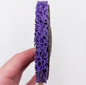 <span class=keywords><strong>Disque</strong></span> de nettoyage et de décapage, meule abrasive violette <span class=keywords><strong>pour</strong></span> l'élimination de la rouille, de la peinture et des incrustations métalliques, compatible avec les meuleuses d'angle - Product Image 4