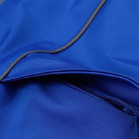 Veste de baseball réfléchissante à col montant coupe-vent pour homme, style universitaire, noir et bleu, vintage, pour le sport et le jogging