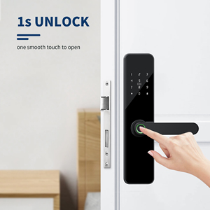 Serrure de porte intelligente Bluelock, empreinte digitale, mot de passe, application, télécommande, serrure électronique pour porte d'entrée d'appartement - Product Image 3