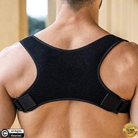 Logo personnalisé en gros Correction de la posture Lisseur dorsal réglable soutien du haut du dos orthèse correcteur de Posture