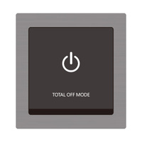 Nouvelle Arrivée 3 Boutons RS485 Modbus Protocole Smart Hôtel Led Lumière Interrupteur Mural