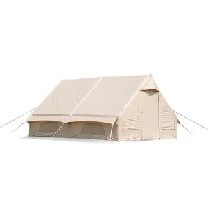 Outdoor foldable portable automatic construction of rainproof travel picnic camping inflatable tent