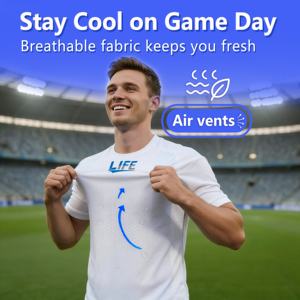 Maillot de supporter de l'équipe Motherland, édition été 2026, tenue professionnelle pour les matchs, respirant, séchage rapide, numéro et écusson personnalisables - Product Image 2