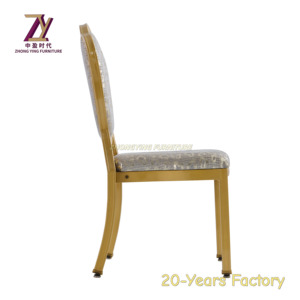 Vente en gros de chaises de salle à manger empilables en métal et fer de style marocain, populaires pour les mariages et les hôtels - Product Image 4